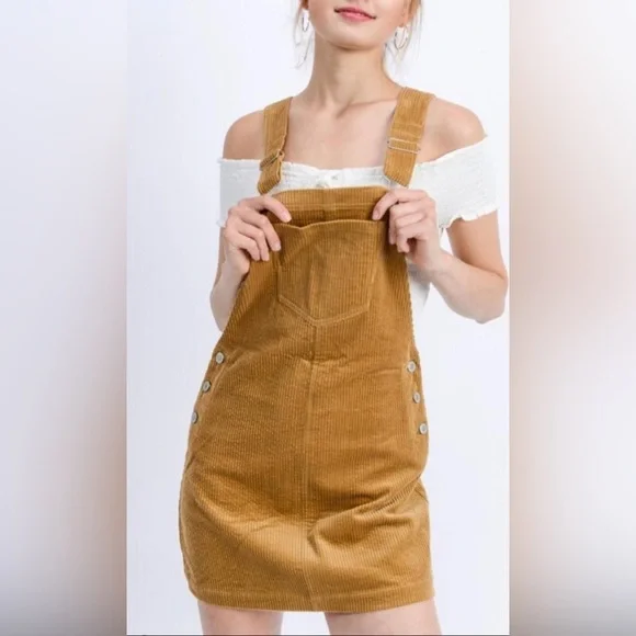 white christmas dresses Cute in Corduroy Dress Small main image 0